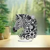 DIY Zebra Acrylic Diamond Painting Desktop Ornaments