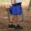 Outdoor Folding Chair Portable Self-Driving Camping Fishing Backrest Stool