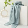 Plain Colors Grey Tassel Hijab Shawl Scarf