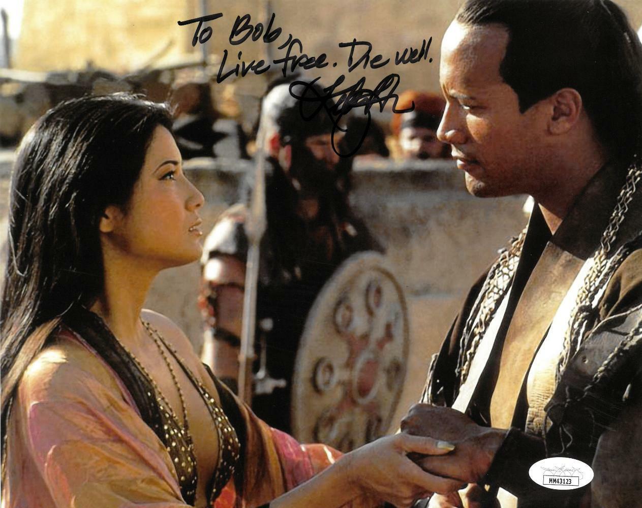 Kelly Hu Signed Scorpion King Authentic Autographed 8x10 Photo Poster painting JSA #MM43123