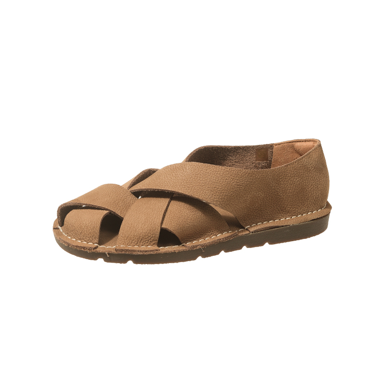 Tyrantmu pretty shoes Women Shoes Summer Platform Sandals Baotou Women Sandals Flat Sandals for Women Non-Slip Comfortable Lightweight Walking Sandal