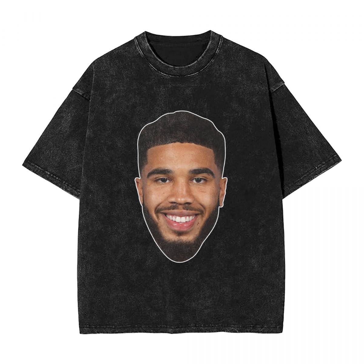 Boston Celtics Jayson Tatum Washed Oversized Vintage Men's T-Shirt
