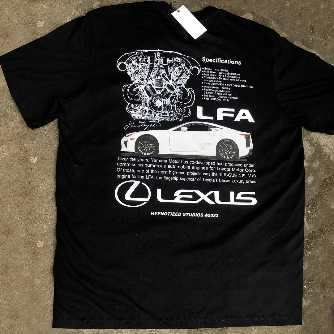 Personalized racing graphic T-shirt