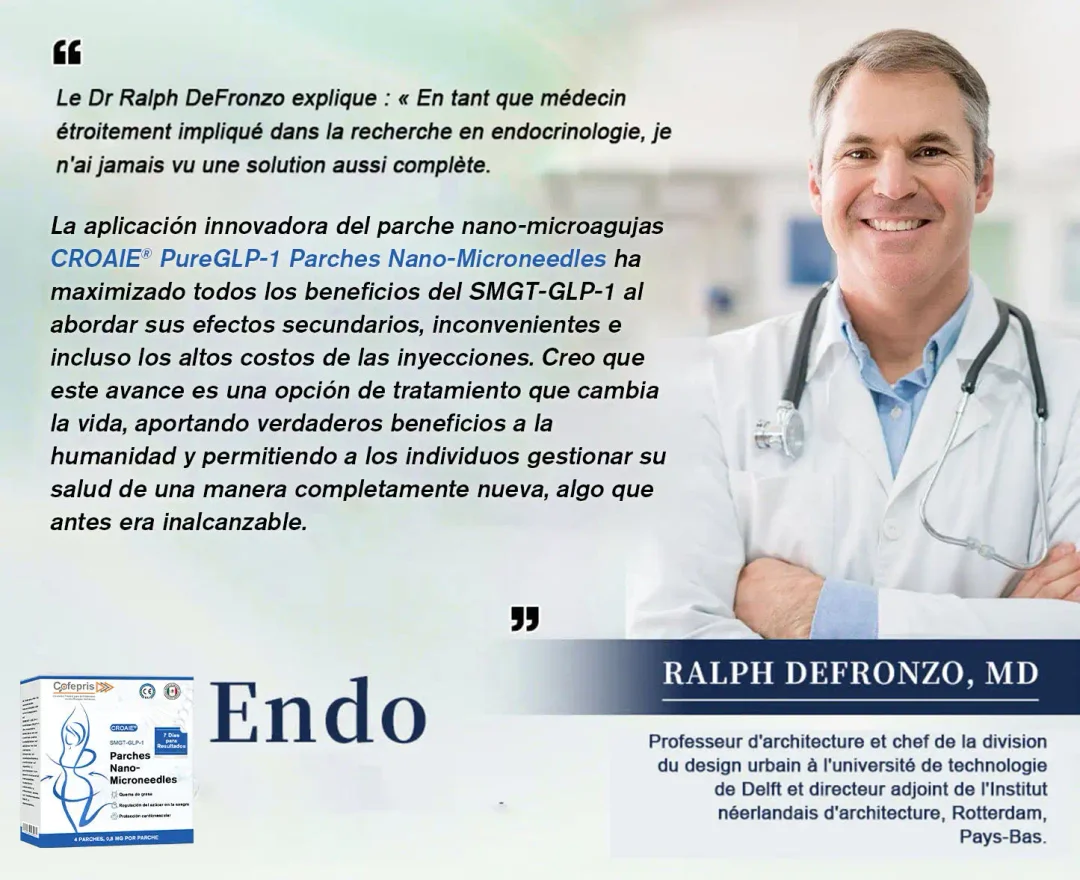 	CROAIE&reg; SMGT-GLP-1 Nano-Parche de Microagujas