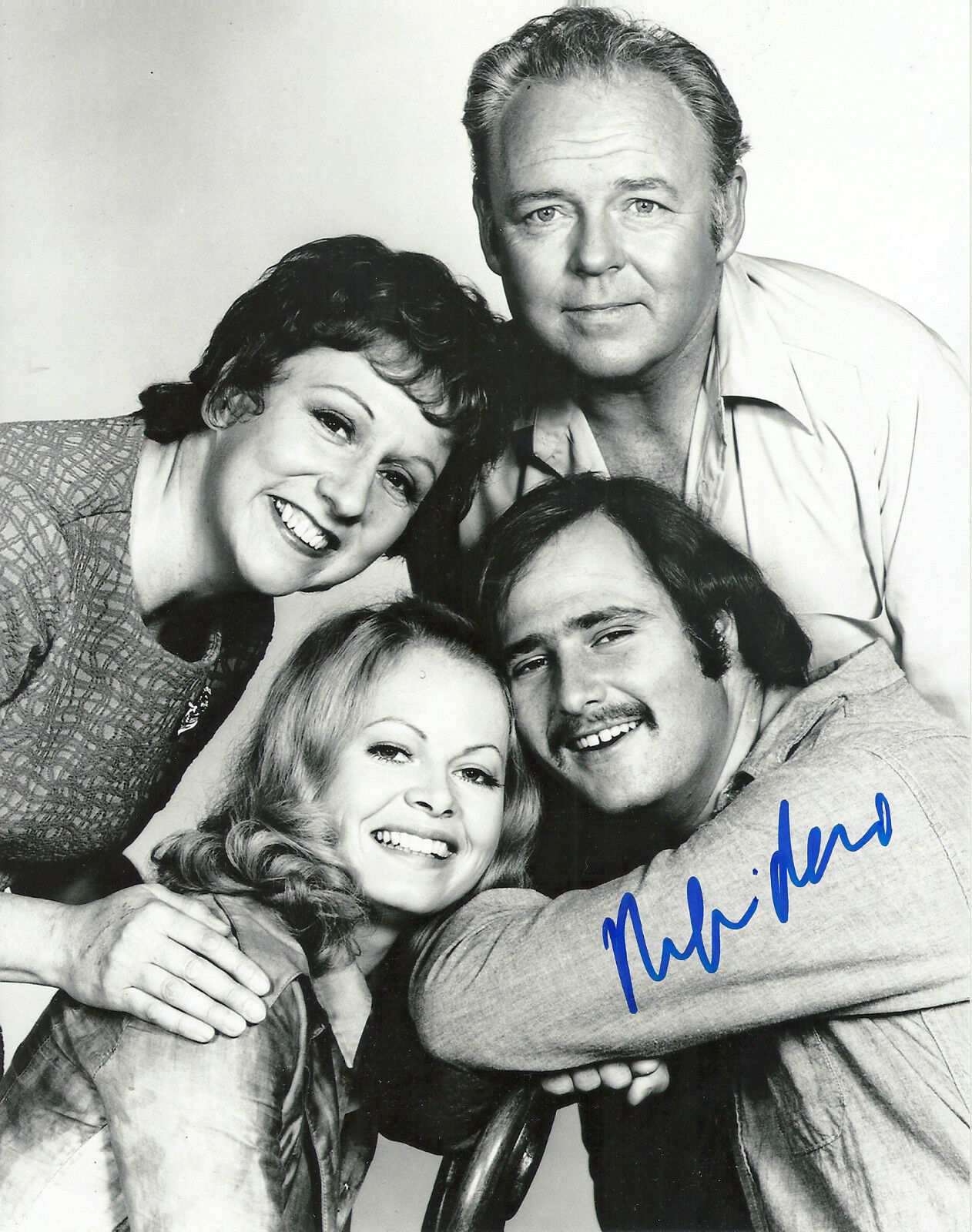 ROB REINER 'ALL IN THE FAMILY' MICHAEL MEATHEAD STIVIC SIGNED 8X10 PICTURE *COA