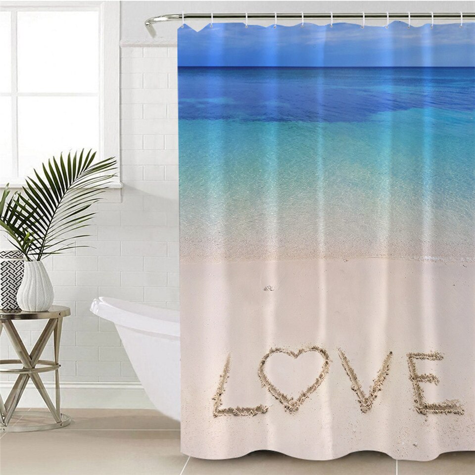 

Ocean Starfish - Print Shower Curtain, 180*180cm, 501 Original