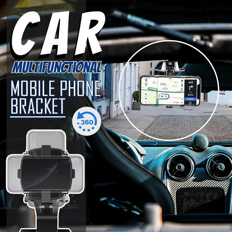 Car Multifunctional Mobile Phone Bracket（50% OFF）