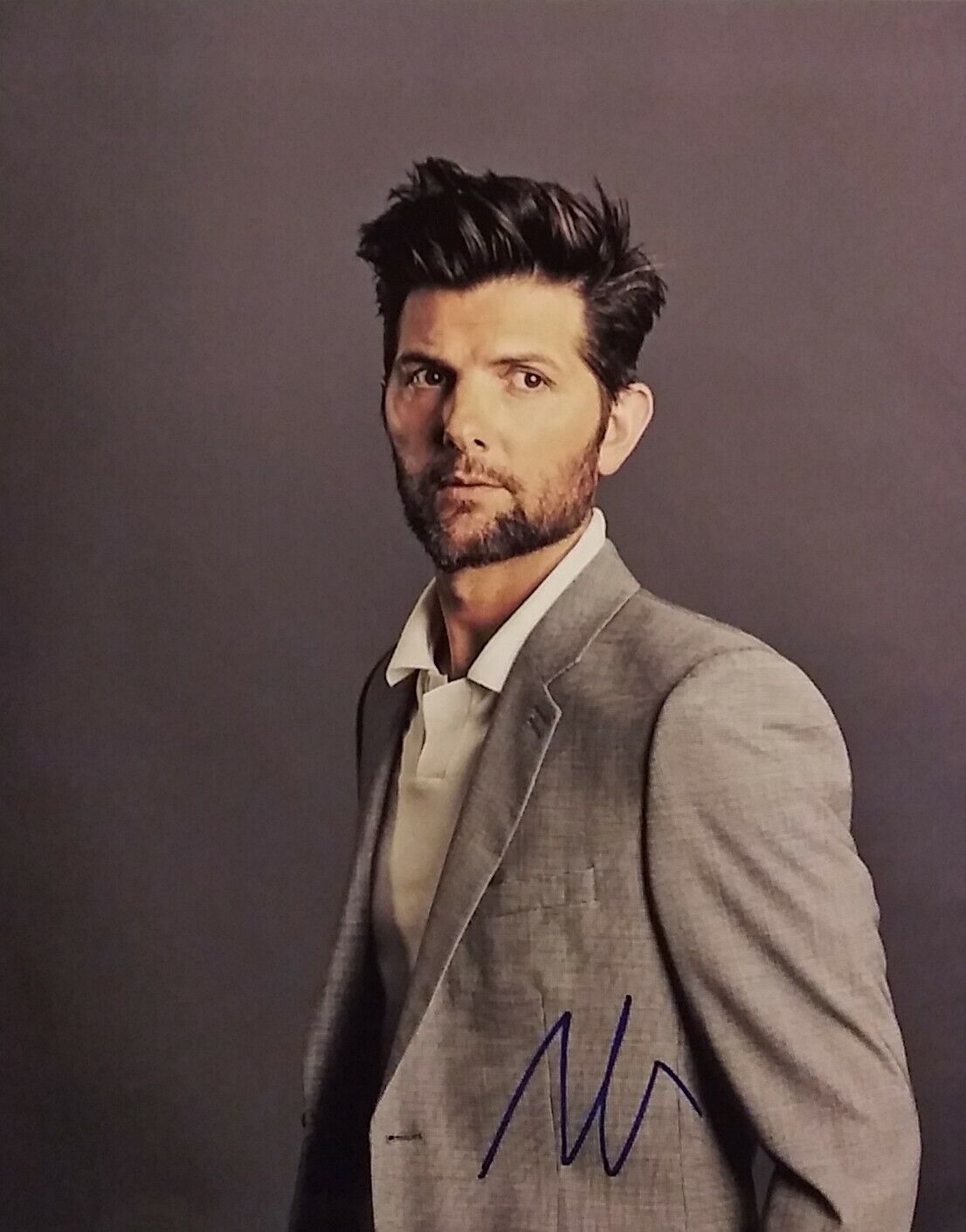 Adam Scott signed 8x10