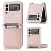 Luxury Card Holder Drop Protection Folio Cover For Samsung Galaxy Z Flip 3 5G
