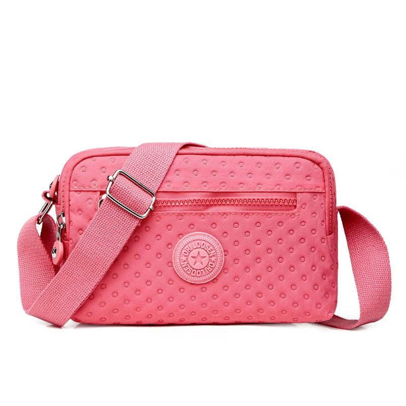 Washed Cloth Women’s Bag Shoulder Bag New Nylon Bag Casual Shoulder Crossbody Women’s Pouches Messenger Bag Water-Proof Bag