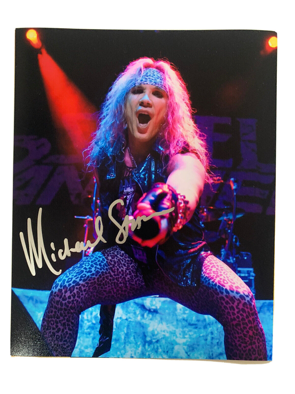 Steel Panther Michael Starr Autographed Signed Auto. 8x10 Photo Poster painting PSA Guaranteed 3