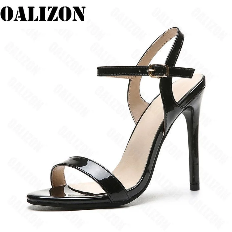 2021 New Summer Brand New Fashion White Red Women Stilettos Sandals Gladiator Heels Lady Party Shoes EH217 Plus Big Size 35-43