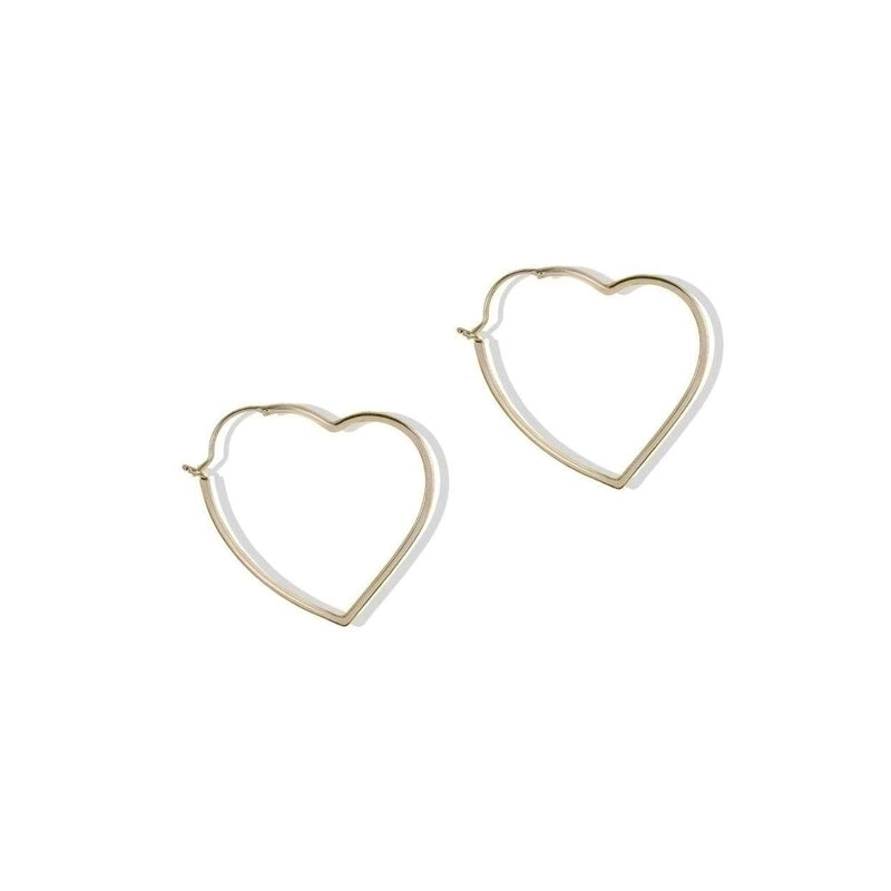 1 Pair Minimalist Square Star Heart Shape 201 Stainless Steel Stainless Steel Earrings