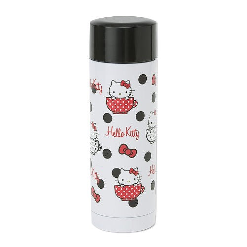 Hello Kitty Stainless Steel Vacuum Cup Mug Polka Dot 340ml Sanrio Japan Exclusive A Cute Shop - Inspired by You For The Cute Soul 