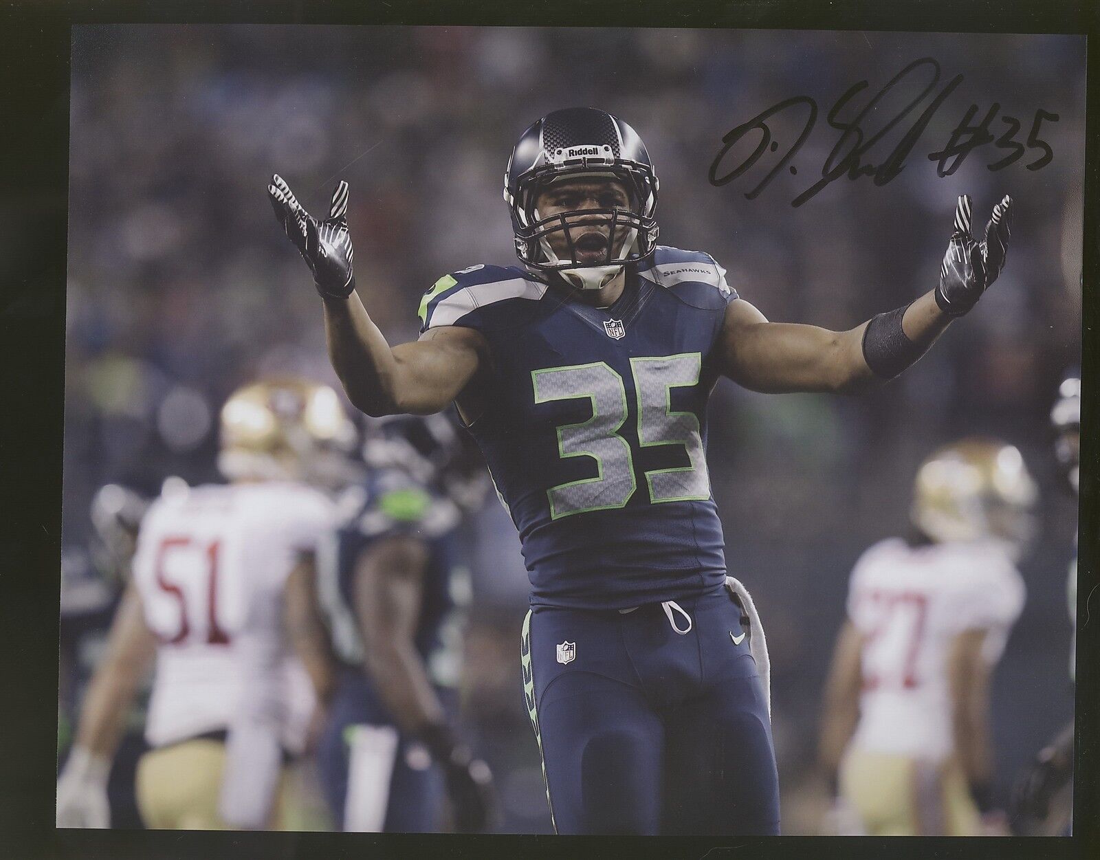 DeShawn Shead 8x10 Photo Poster painting Autographed Signed AUTO Seahawks SBXLVIII Champ SPH 325