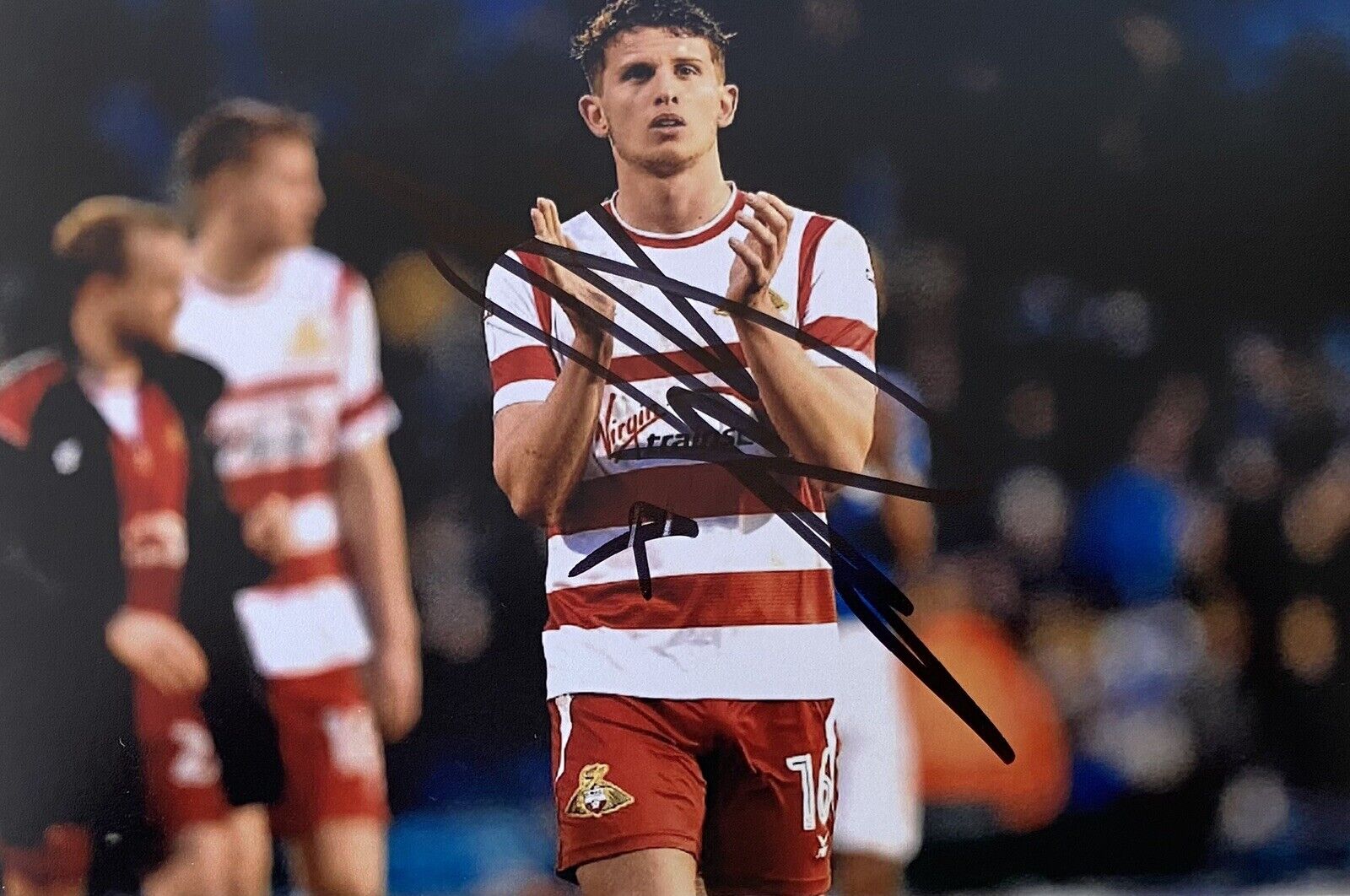 Jordan Houghton Genuine Hand Signed Doncaster Rovers 6X4 Photo Poster painting 2