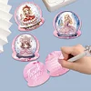 (US Only)8PCS DIY Princess Snowman Diamond Painting Greeting Card Set for Festivals Gift