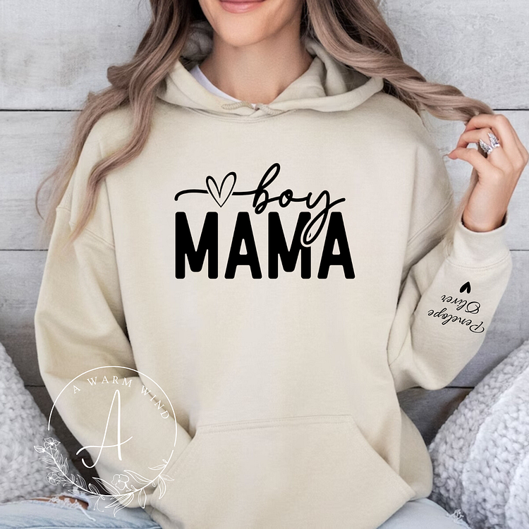 Boy mama hoodie sale