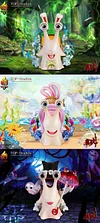 Princess Series DenDen Mushi of Carrot, Princess Shirahoshi & Perona - ONE PIECE Resin Statue - TOP-Studios