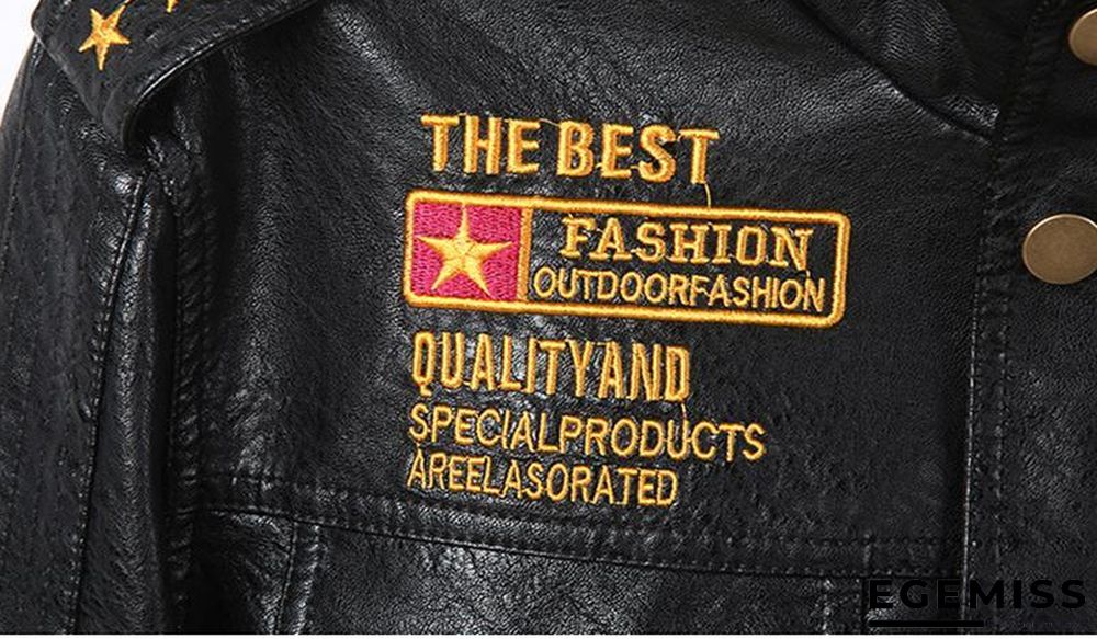 Faux Leather Jacket Men Windproof Outwear Military Army Pilot Bomber PU Leather Jacket Coat 6XL | EGEMISS
