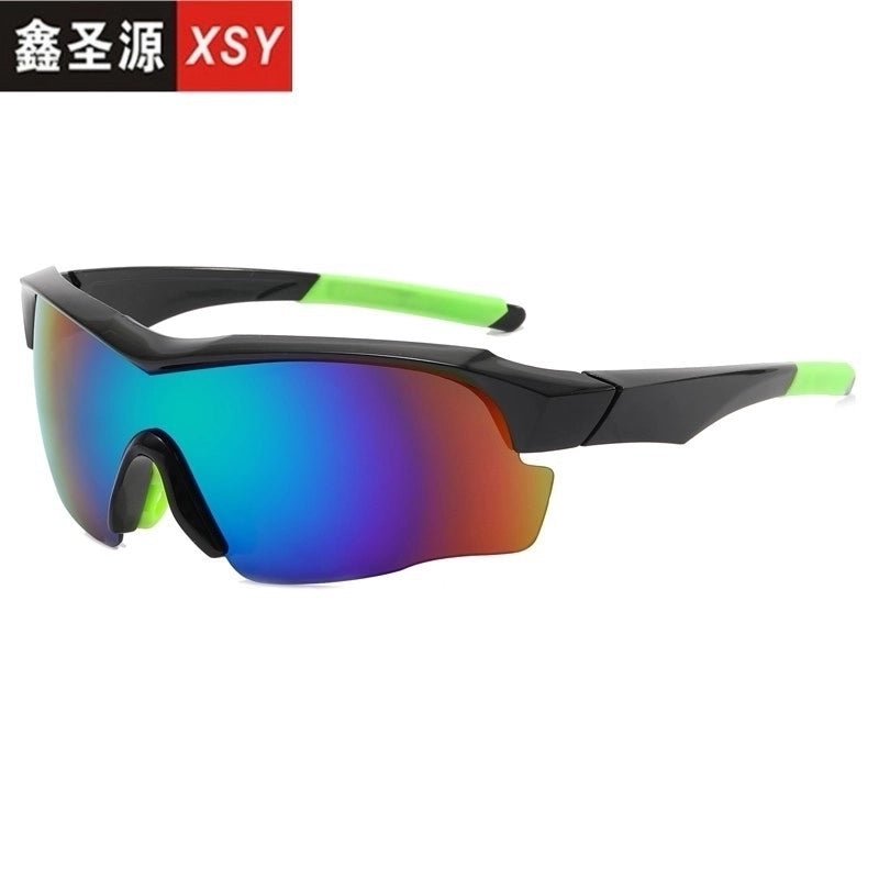 Fashion Pc Special-shaped Mirror Half Frame Men’s Sunglasses