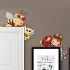 2Pcs Bee Ladybug Diamond Painting Door Corner Sign 5D DIY Wooden Door Topper