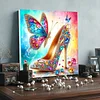 Framed Diamond Painting - Special Shaped - High Heel (25x25cm)