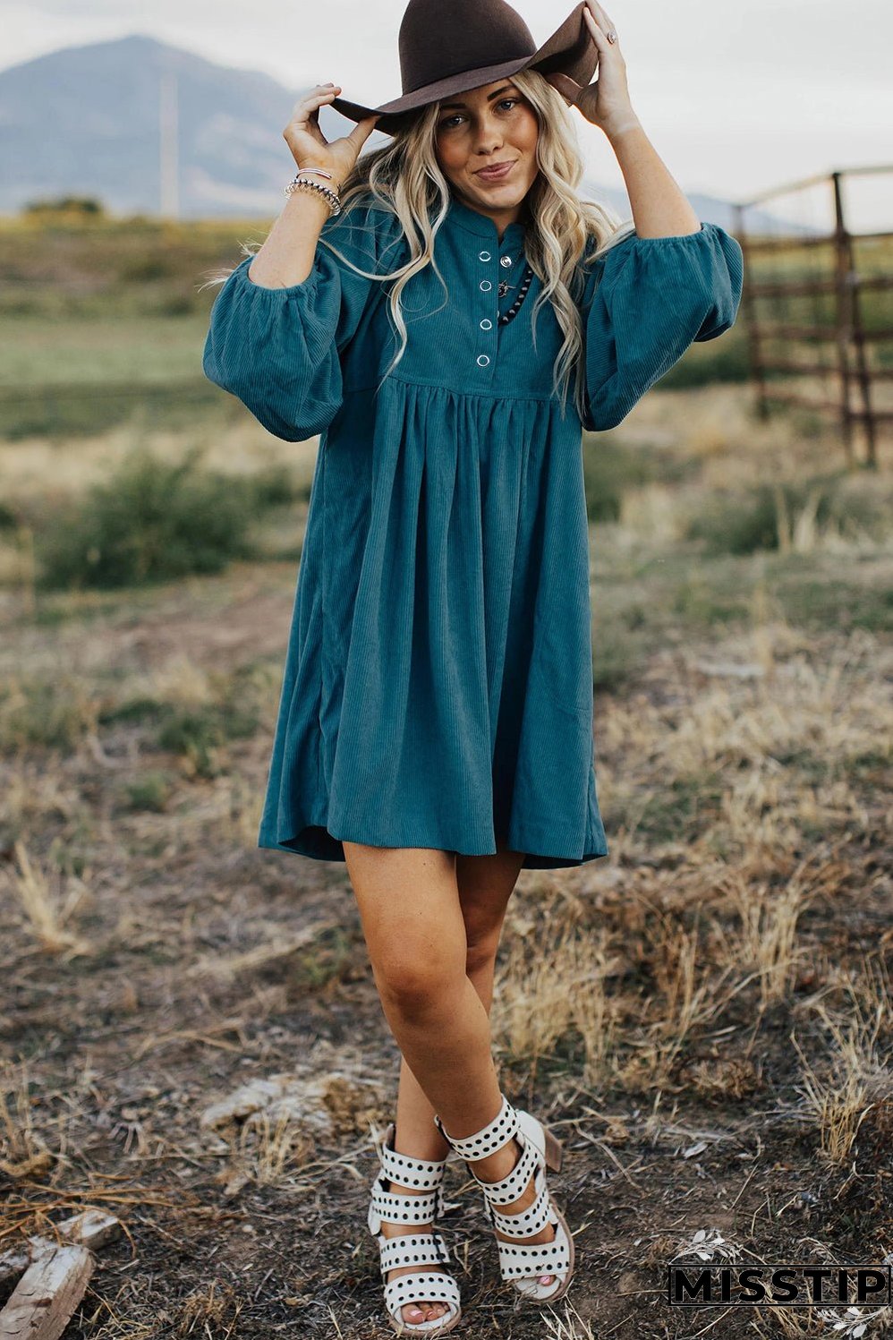 Casual Maternity Corduroy Dress
