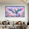 (40*70cm)Unicorn - Full Round Drill Diamond Painting