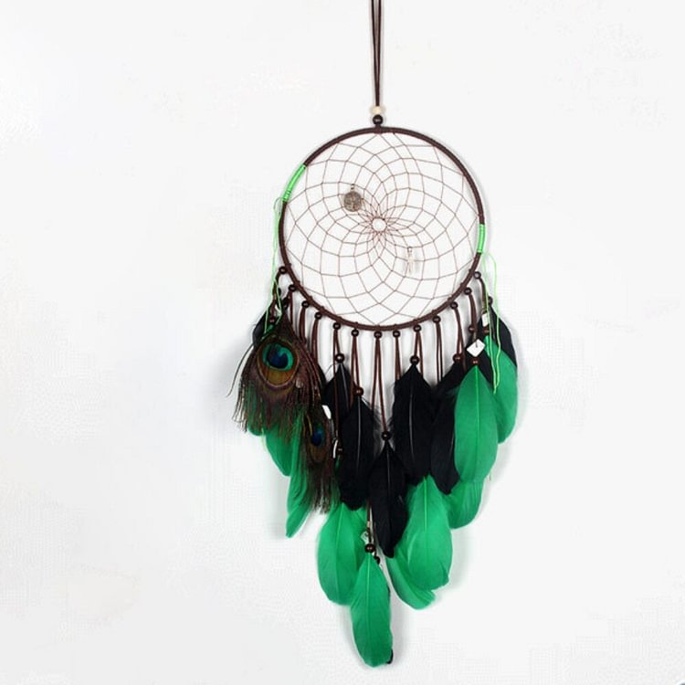 Green Black Dream Catcher