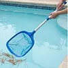 Pool Cleaning Nets Lightweight Swimming Pool Cleaning Net Aluminum Alloy Handle Shallow Water Leaf Nets for Fine Debris in Inground/Above Ground