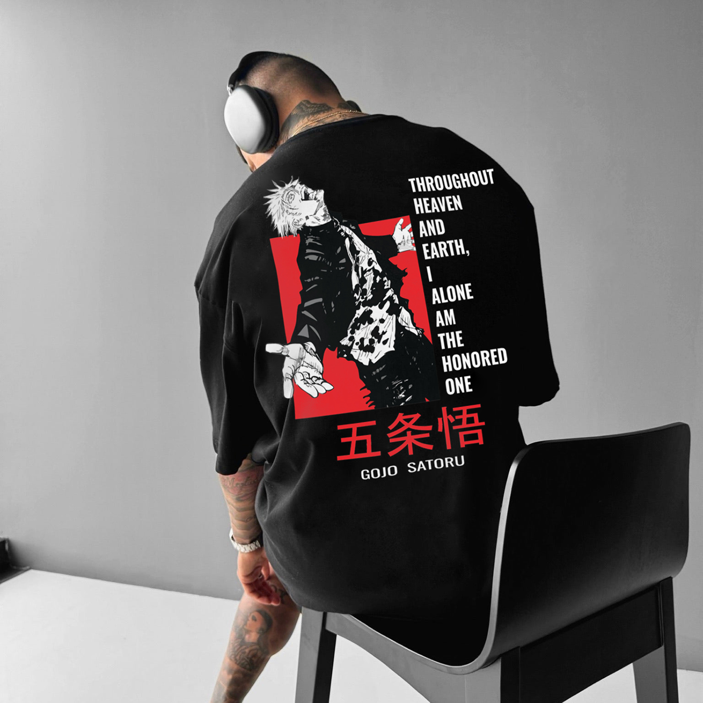 Unisex Casual Anime Print T-shirt Jujutsu Kaisen T-shirt