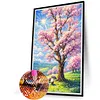 Diamond Painting -DIY Round Drill Cherry Blossoms(40x60cm)