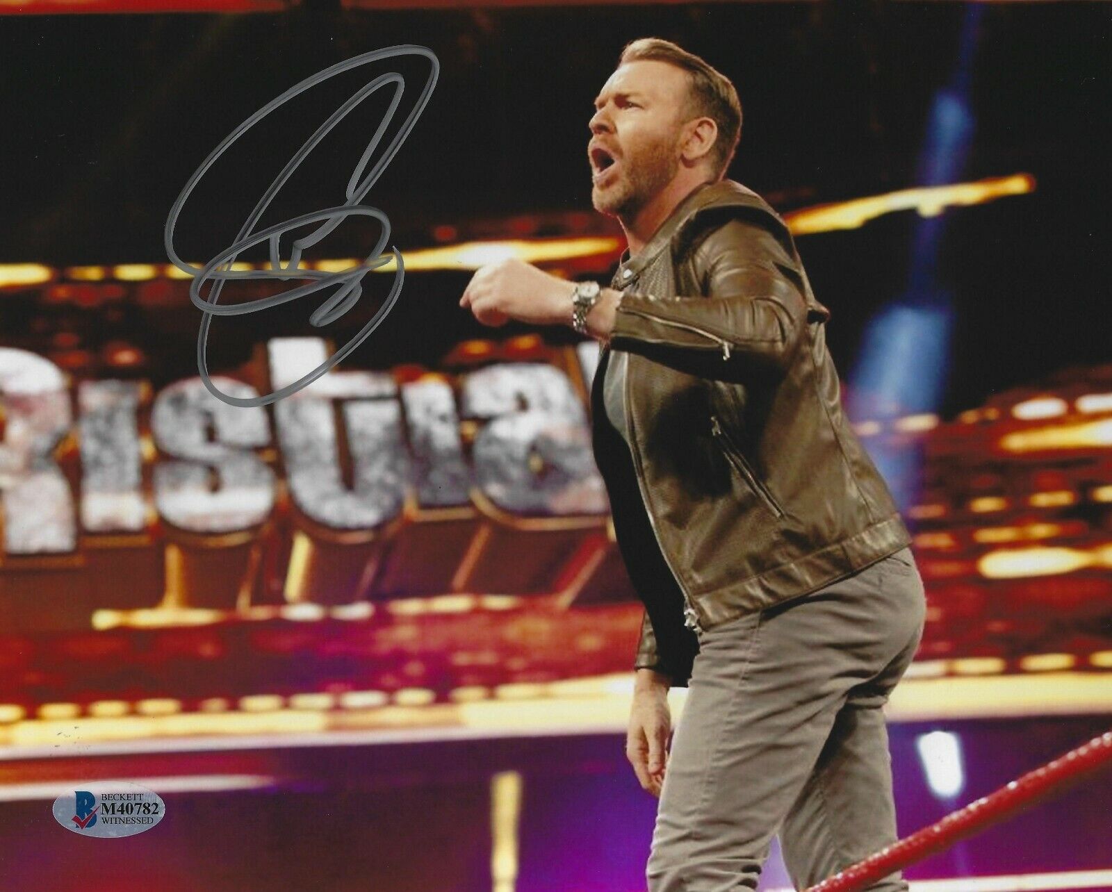 Christian Signed WWE 8x10 Photo Poster painting BAS Beckett COA Wrestling Star Picture Autograph