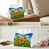 Diamond Painting Sunflower Tissue Box for Kitchen Restaurant Bar Office Party