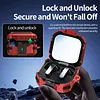 Earphone Case for Samsung Galaxy Buds 4 Pro/Buds 4 Safety Lock Shockproof Full Cover with Carabiner Headphone Accessories