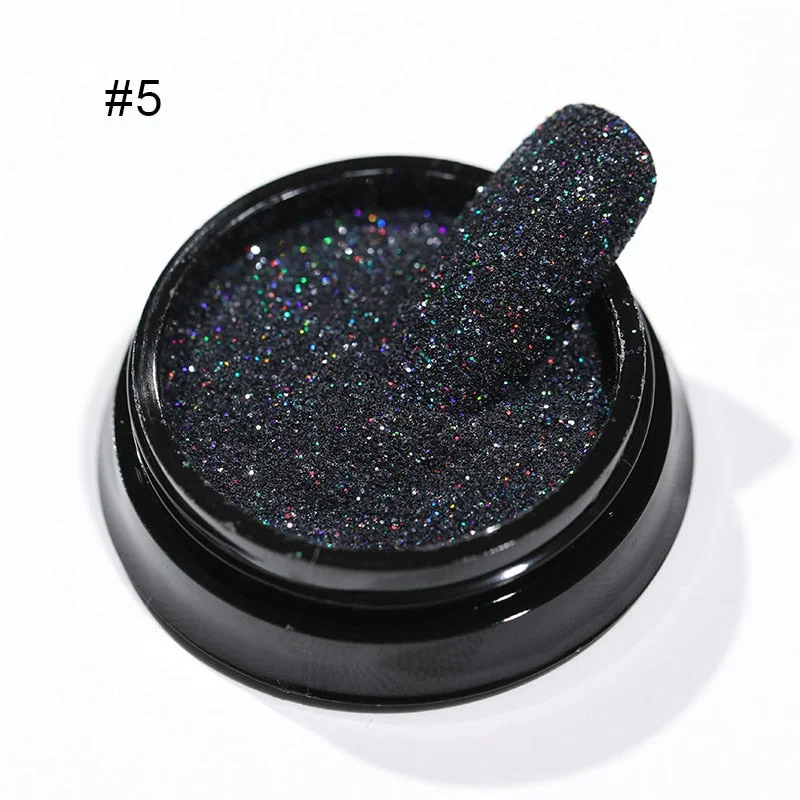 1g Glitter Nail Sequins iridescent Powder Shining Irregular 3D Hexagon Colorful Sequins Summer Popular DIY Nail Art Decoration-Nail Inspo