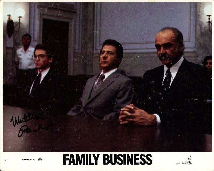 MATTHEW BRODERICK Signed Photo Poster painting - Family Business