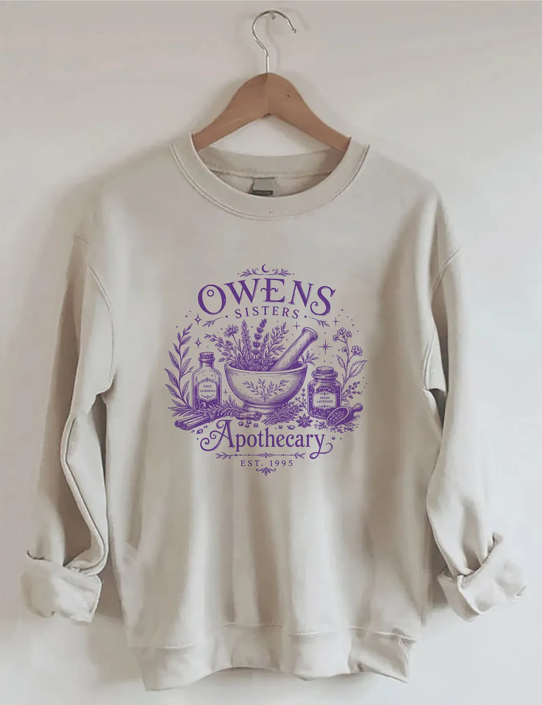Magic Practical Owens Sisters Apothecary Sweatshirt