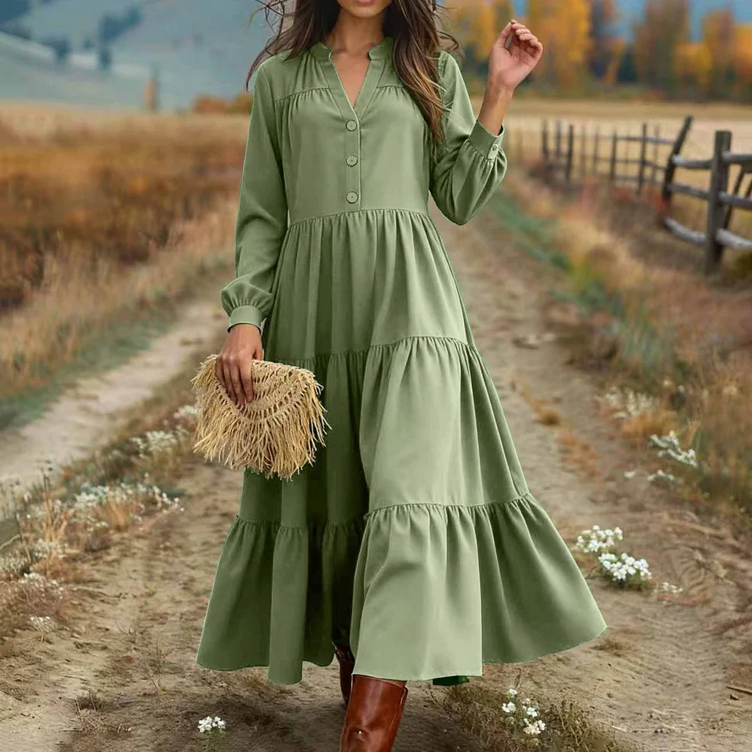 Athvotar Athvotar Shein Prints Bohemia National Holiday Beach Dress