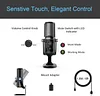 USB Recording Microphone Computer Podcast Condenser Cardioid Mic for PC Laptop Mac with Mute Button & LED Indicator for Vocals, YouTube, Streaming Broadcast, Podcasting, Skype, Gaming(JV-902)