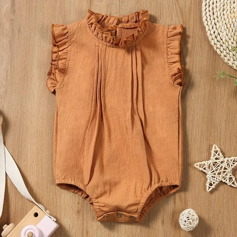 2021 New Spring Baby Boys Girl Sleeveless Rompers Kids Boy Girl Rompers Baby Boys Girl Newborn Rompers Clothes