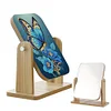 (US Local)DIY Hummingbird Diamond Painting Kit Rotatable Mirror w Diamond Art Jewelry Box