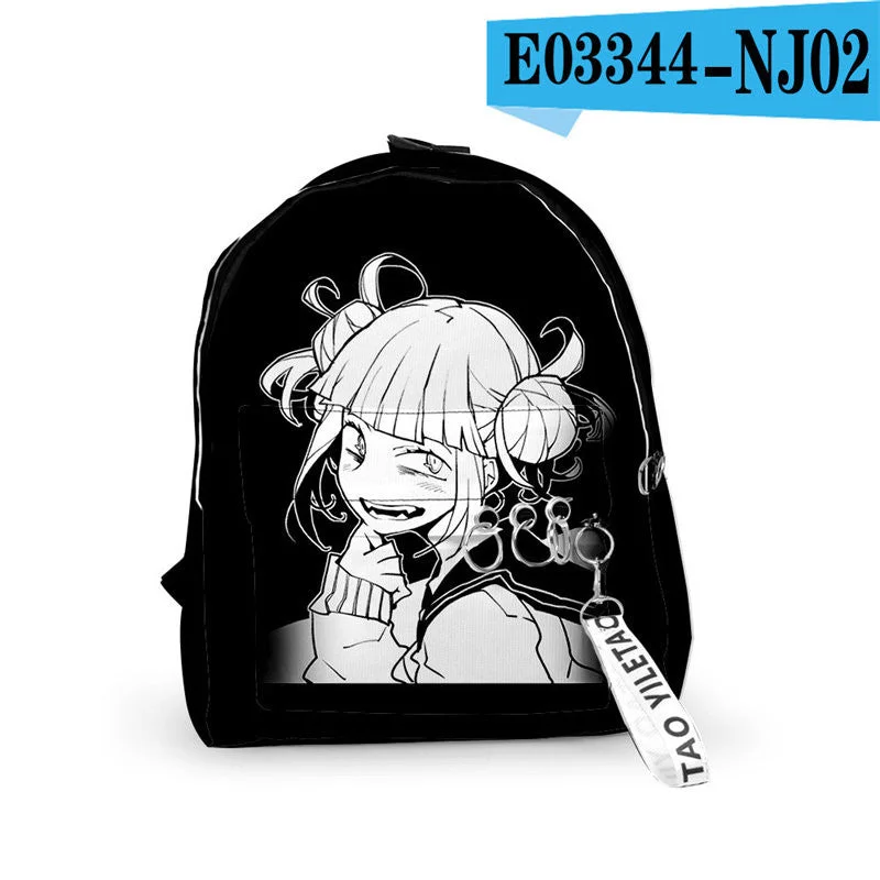 Buzzdaisy Casual Stylish My Hero Academy 3D Backpack For Boys Girls Students Schoolbag