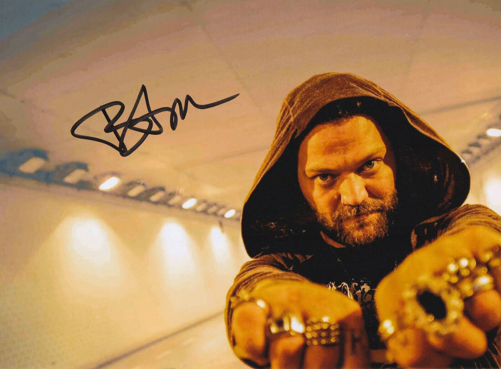 Bam Margera Signed 8x6 Inch Photo Poster painting Jackass Viva La Bam