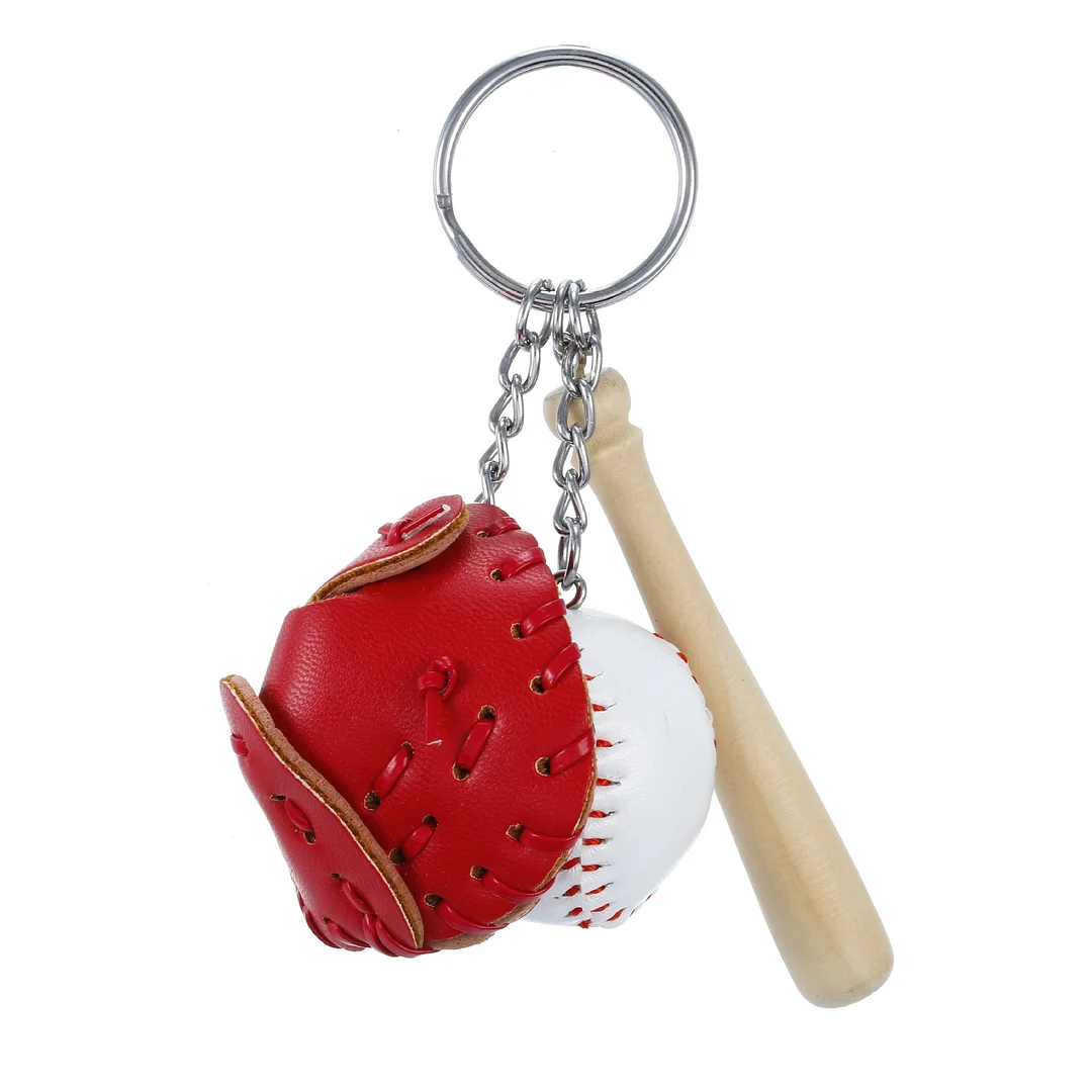 ⚾Mini Baseball Glove Set Charm Keychain