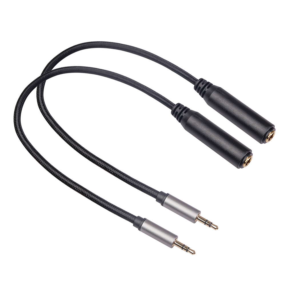 

2pcs Audio Cable 3.5mm Male to 6.35mm Female Phones Stereo Audio Adapter, 501 Original