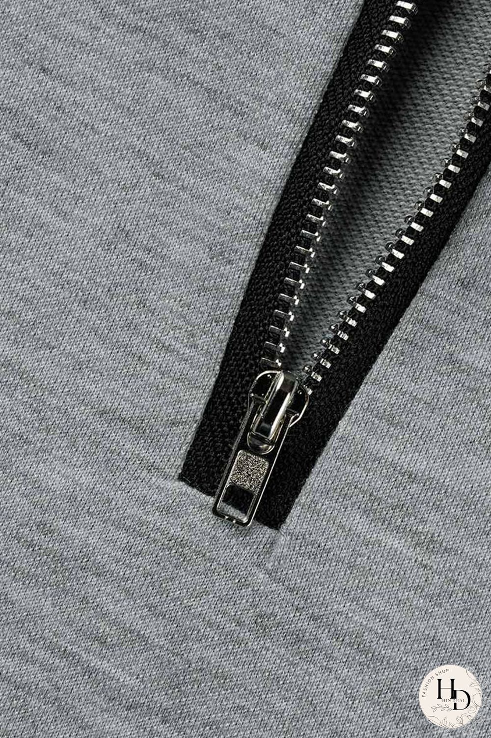 Black Casual Sportswear Solid Hollowed Out Patchwork Zipper Collar Long Sleeve Two Pieces