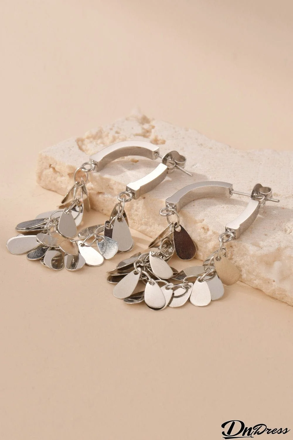 Sequin Stainless Steel Earrings