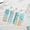 4Pcs Special Shape Beach Starfish Diamond Painting Bookmark